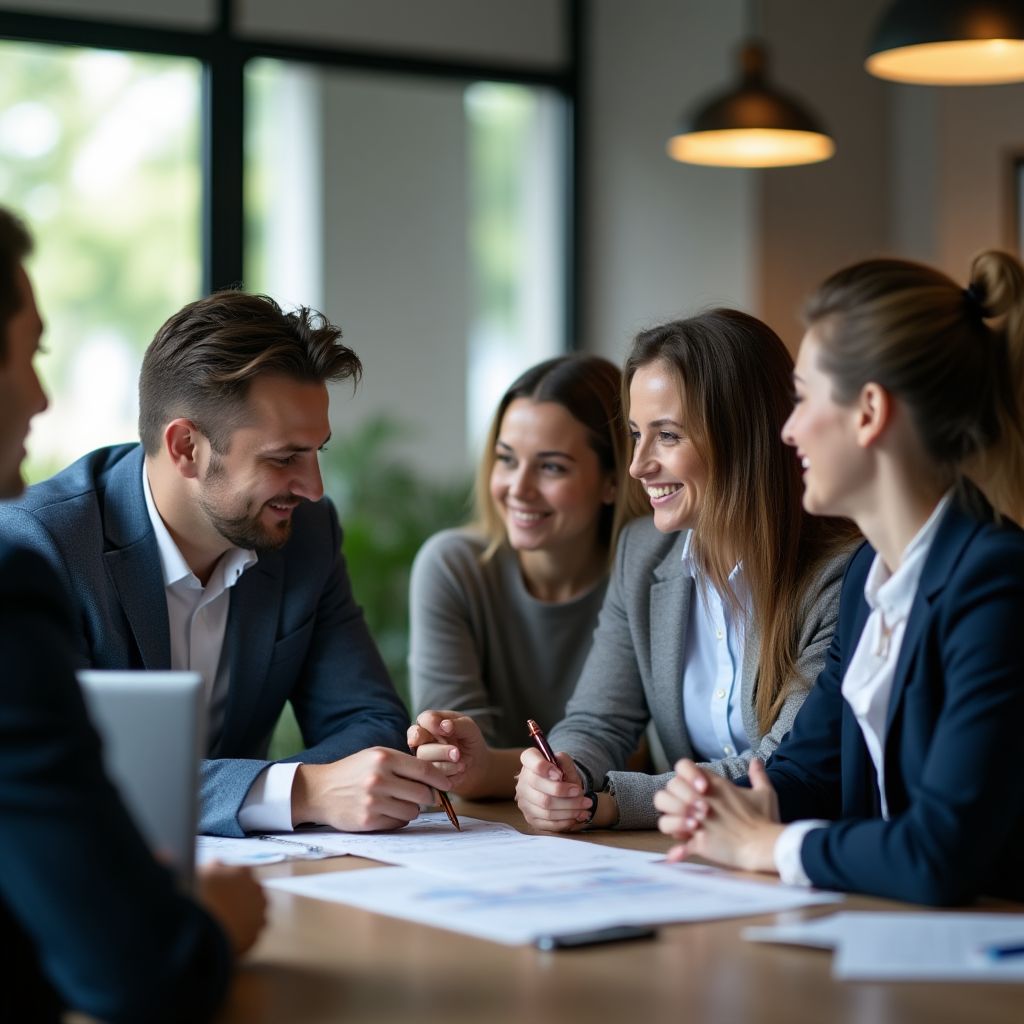 echipa FinancialMD birou modern Chisinau colaborare specialisti financiari